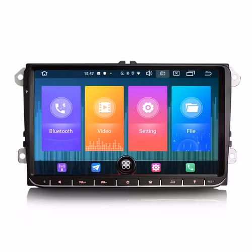 9"android 10 bilstereo Vw golf 5/6/touran/passat B6/b7/jetta (2004--2015) gps wifi carplay android auto blåtand rds Dsp 32gb