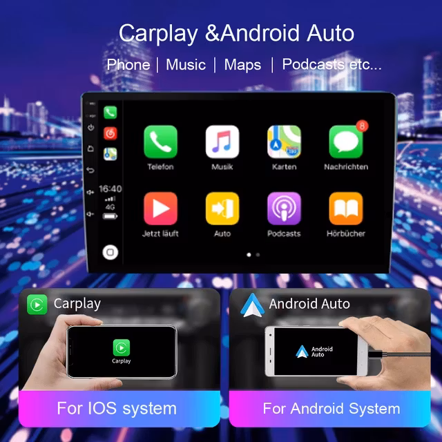 9"android 12 bilstereo Kia Sportage (2010---2016) GPS wifi carplay android auto blåtand rds DspROM: 64GB, RAM:4GSIM wifi