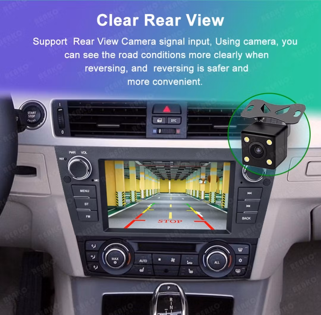 7" Android 10  bilstereo BMW E90,E91,E92,E93( 2006--2012) gps wifi carplay android auto blåtand rds Dsp Ram:2GB, Rom: 32gb