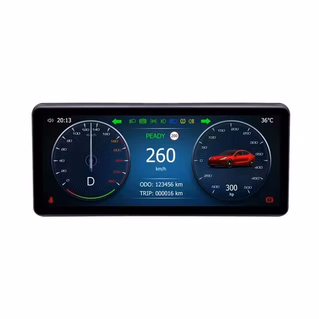 8.8" digital instrument panel Tesla 3/Y ,carplay, android auto   gps