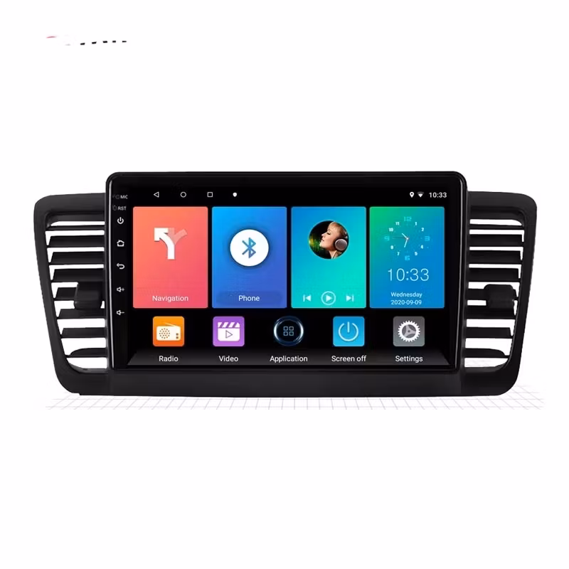 9" android 12 bilstereo  Subaru Legacy/Outback  (2004--2009) gps wifi carplay android auto blåtand rds Dsp RAM: 8GB,ROM;128GB, 4GSIM