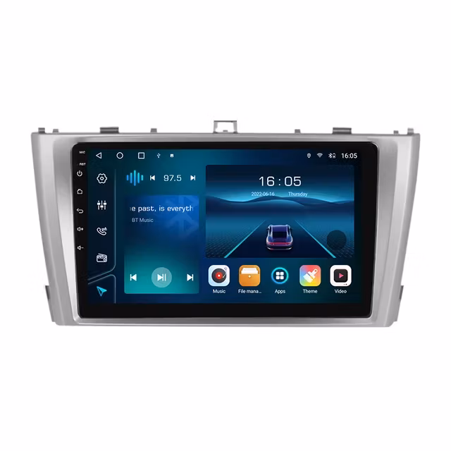 9"android 13 bilstereo Toyota avensis ( 2008--2015)gps wifi carplay android auto blåtand rds Dsp Rom: 64GB,Ram:4GB, 4GSIM