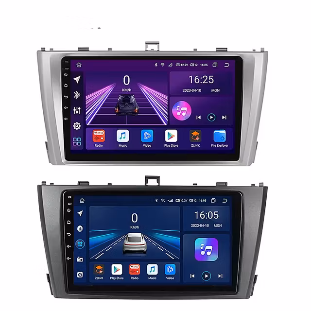 9"android 13 bilstereo Toyota avensis ( 2008--2015)gps wifi carplay android auto blåtand rds Dsp Rom: 64GB,Ram:4GB, 4GSIM