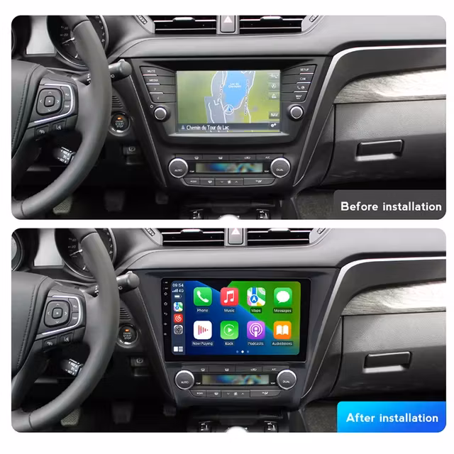 9" android 13, bilstereo  Toyota Avensis ( 2015----2019) gps wifi carplay android auto blåtand rds Dsp Rom:64GB,Ram: 4GB, 4GSIM