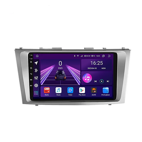 9"android 13 bilstereo  Toyota Camry (2006---2011) GPS wifi carplay android auto blåtand rds Dsp  RAM:8GB, ROM:128GB  4GSIM