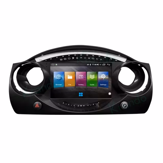 9" Android 13 bilstereo Mini Cooper S R50 R52 R53 (2004 - 2006) GPS wifi carplay android auto blåtand rds Dsp, RAM:2 GB, ROM: 32 GB,