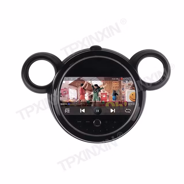 9" Android 12 bistereo Mini Cooper R60 (2011 - 2014) GPS wifi carplay android auto blåtand rds Dsp, RAM:6 GB, ROM: 128GB, 4GSIM