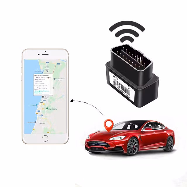 ODB2 med wifi, gps spårning  4G sim