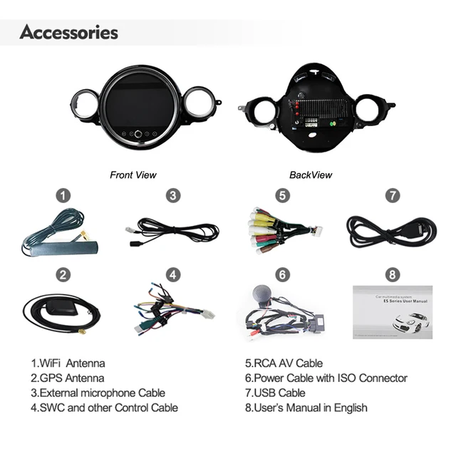 9"android 12 bilstereo  BMW MINI COOPER  R56 R6 ( 2007--2014) Gps,RDS Dsp  carplay  android  auto,blåtand   RAM: 2GB,ROM:32GB, wifi