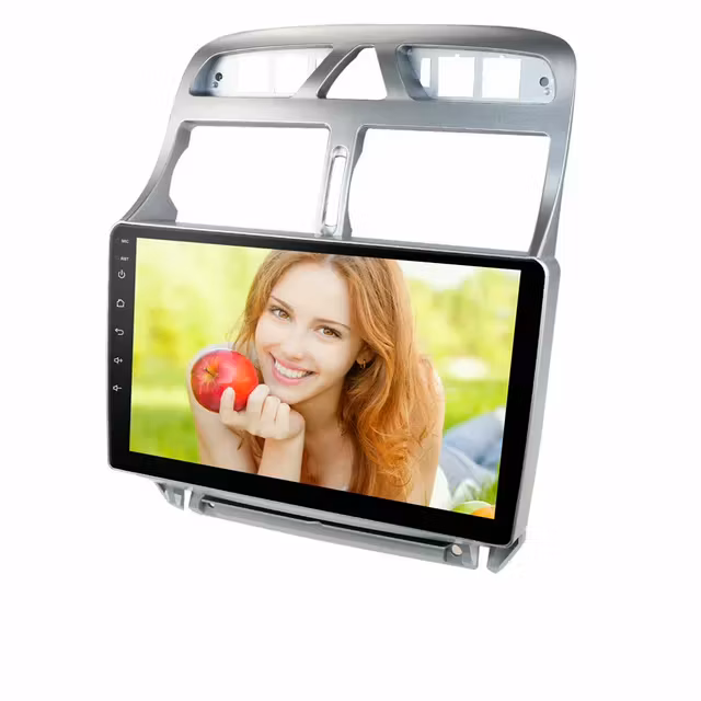 9"android 12, bil--2013)stereo  Peugeot  307 ( 2002--2013) Gps Gps wifi carplay android auto wifi blåtand rds Dsp  RAM: 8GB, ROM: 128GB  4GSIM