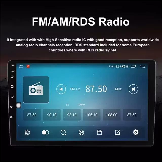 9"android 12,bilstereo Peugeot  2008 208/ 2008/Z9/A94 (2012--2019) gps wifi carplay android auto blåtand rds Dsp RAM: 4GB, ROM:64GB, 4G SIM