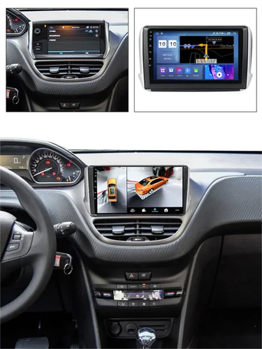 9"android 12,bilstereo Peugeot  2008 208/ 2008/Z9/A94 (2012--2019) gps wifi carplay android auto blåtand rds Dsp RAM: 4GB, ROM:64GB, 4G SIM