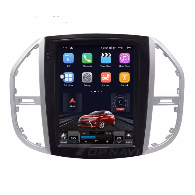 12.1" android 13 bilstereo  Mercedes Benz Vito ( 2014---2021) gps wifi carplay android auto blåtand rds Dsp  Rom: 64GB, RAM: 4GB, 4GSIM