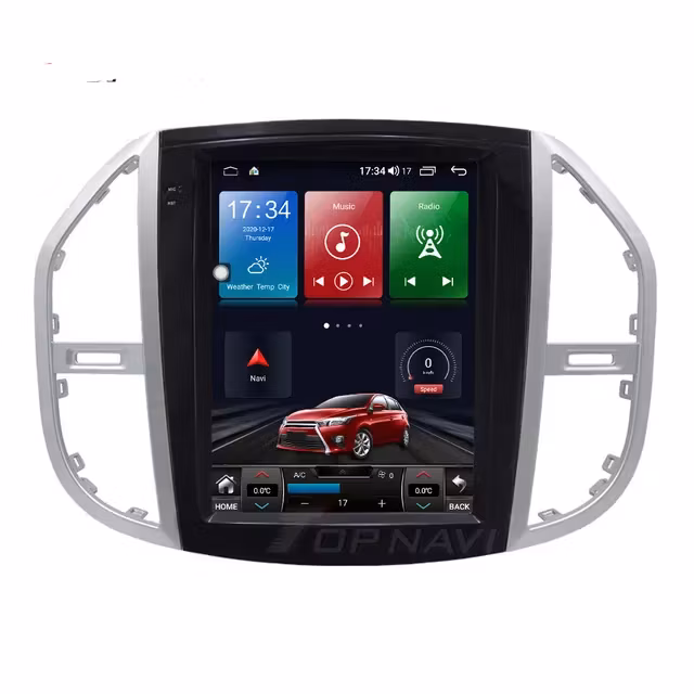 12.1" android 13 bilstereo  Mercedes Benz Vito ( 2014---2021) gps wifi carplay android auto blåtand rds Dsp  Rom: 64GB, RAM: 4GB, 4GSIM