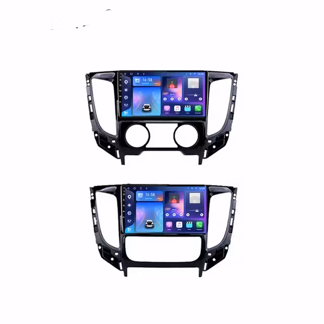 9"android 13  bilstereo  Mitsubishi L200 ( 2015---2019) gps wifi carplay android auto blåtand rds Dsp  Ram: 4GB, ROM: 64GB, 4G LTE