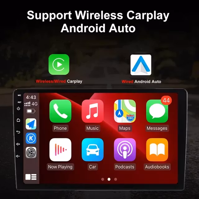 9"android 13  bilstereo  Mitsubishi L200 ( 2015---2019) gps wifi carplay android auto blåtand rds Dsp  Ram: 4GB, ROM: 64GB, 4G LTE
