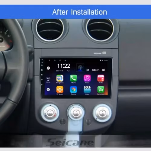 9"android 13  bilstereo  Mitsubishi Colt ( 2005--2013) gps wifi carplay android auto blåtand rds Dsp  Ram: 2GB, ROM: 32GB, 4G LTE