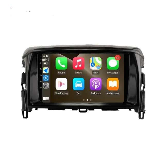 9"android 12 bilstereo  Mitsubishi Eclipse Cross( 2017---2021) gps wifi carplay android auto blåtand rds Dsp Rom: 64GB, RAM: 4GB, 4G LTE