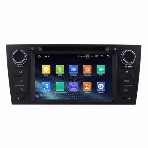 7"android 12,bilstereo  BMW 3-SERIE,  E90,E91,E92,E93,M3 manuell & auto(2005---2012) gps, wifi  , android auto, carplay  DSP, blåtand Rds,dvd spelare, RAM: 4GB,ROM:64GB,4G LTE