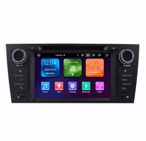 7"android 12,bilstereo  BMW 3-SERIE,  E90,E91,E92,E93,M3 manuell& auto(2005---2012) gps, wifi  32GB, android auto, carplay  DSP, blåtand Rds,dvd spelare, RAM:8GB,ROM:128GB,4G LTE