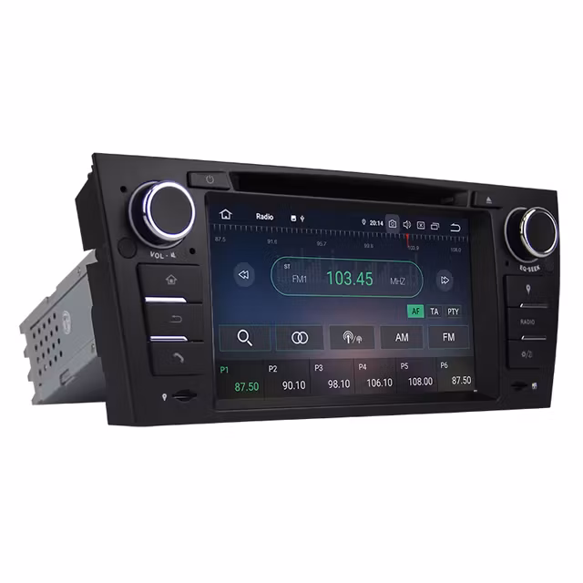 7"android 12,bilstereo  BMW 3-SERIE,  E90,E91,E92,E93,M3 manuell& auto(2005---2012) gps, wifi  32GB, android auto, carplay  DSP, blåtand Rds,dvd spelare, RAM:8GB,ROM:128GB,4G LTE