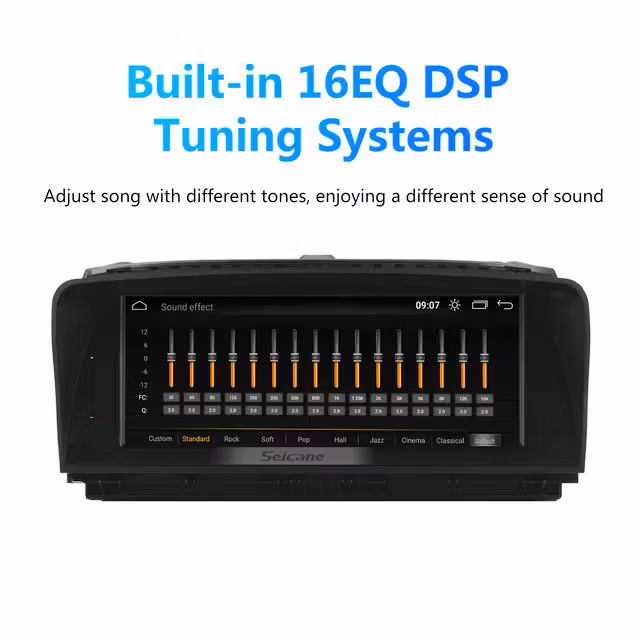 8.8" android 12 Bilstereo BMW  BMW E60 E61 E63 E64 525i 520d 530i 530d 545i 545 530 ccc systems (2004--2009) gps wifi carplay android auto blåtand rds Dsp RAM:4GB,ROM: 64GB, 4G LTE