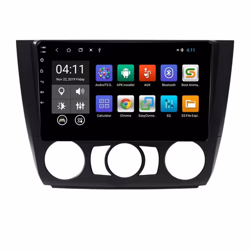9"android 12, bilstereo  BMW 1 SERIES E88,72,81,87(2004--2011) gps wifi carplay android auto blåtand rds Dsp RAM:4GB ROM:64GB,4G LTE