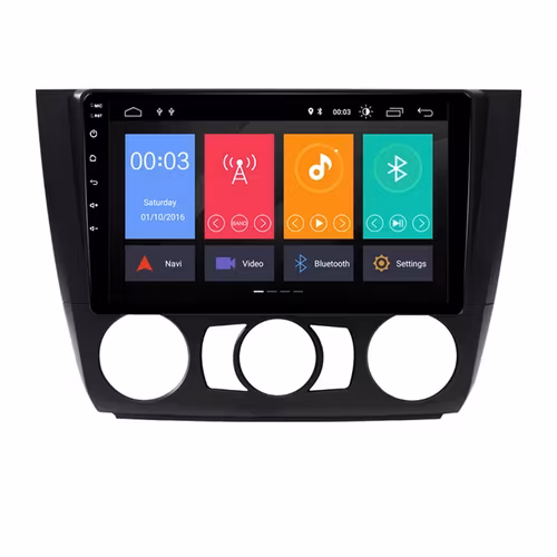 9"android 12, bilstereo  BMW 1 SERIES E88,72,81,87(2004--2011) gps wifi carplay android auto blåtand rds Dsp RAM:2GB ROM; 32GB,4G LTE