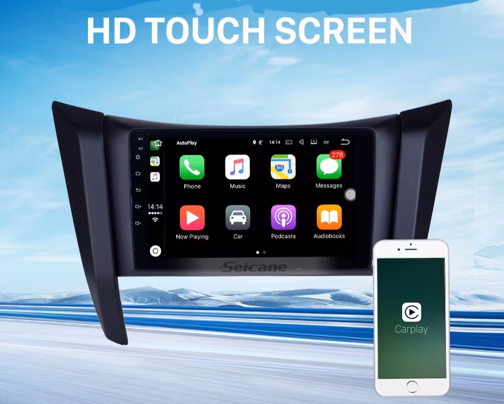 9"android 12,,bilstereo NISSAN Navara, NP300,FRONTIER(2017--2018) GPS WIFI CARPLAY ANDROID AUTO BLÅTAND RDS DSP ROM:128GB RAM: 8GB,4G LTE