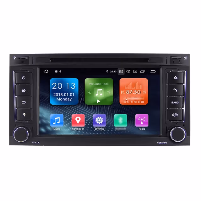 7"android 12,bilstereo dvd spelare  VW MULTIVAN T5( 2003--2015) GPS wifi carplay android auto blåtand rds Dsp RAM:8GB,ROM: 128GB, 4G LTE