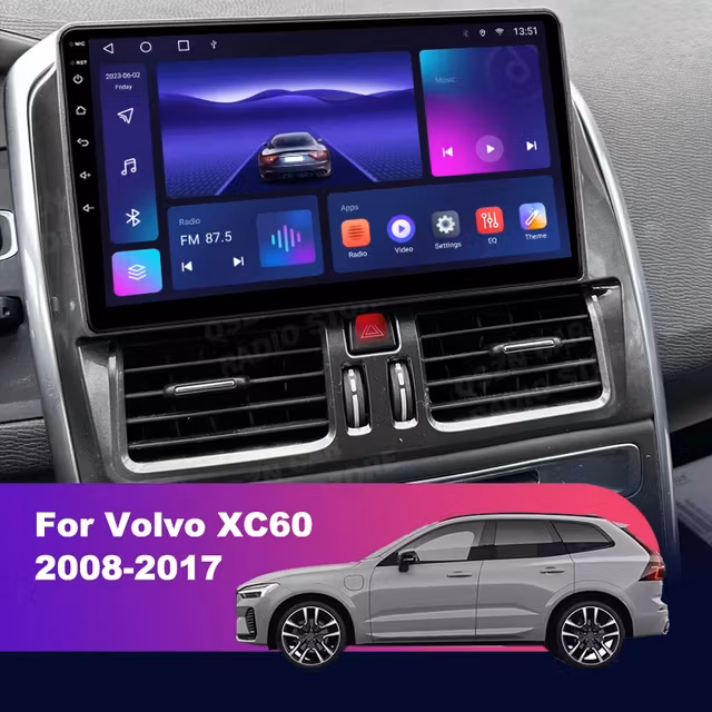 9"android 12, bilstereo  Volvo xc60 (2014--2017),wifi, gps ,carplay, blåtand  carplay, android auto, RDS  DSP, RAM:8GB,ROM:128GB, 4G  LTE