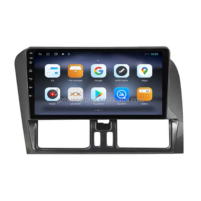 9"android 12, bilstereo  Volvo xc60(2008--2013) wifi, gps ,carplay, blåtand ROM:128GB,RAM:8GB 4G LTE + gratis backkamera