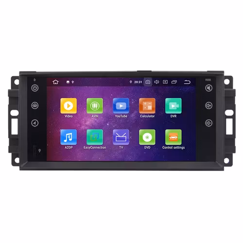7"android 12,bilstereo  Dodge Dodge Avenger , Challenger , Journey , Caliber , Dakota , Durango , RAM 1500/2500/3500 Pickup  ( 2008--2012) gps wifi carplay android auto blåtand rds Dsp RAM:8GB,ROM: 12