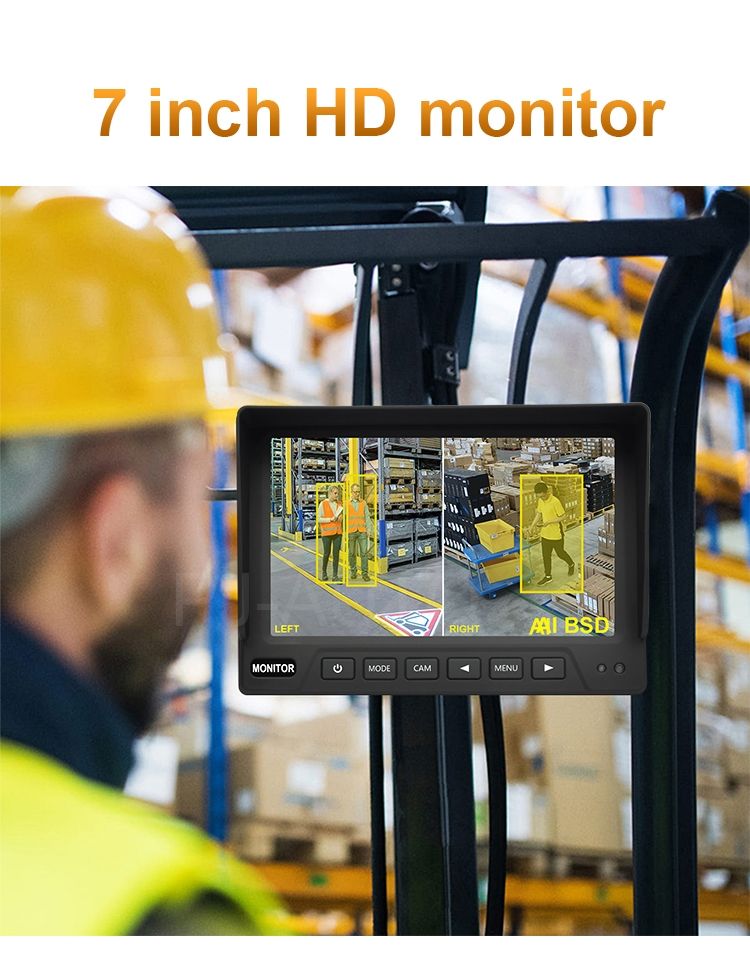 7" pekskärm Truck kamerasystem DVR