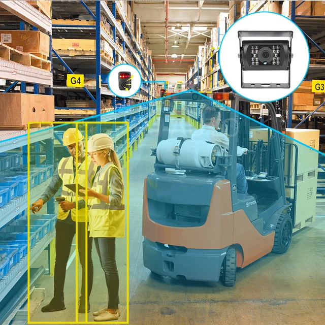 7" pekskärm Truck kamerasystem DVR