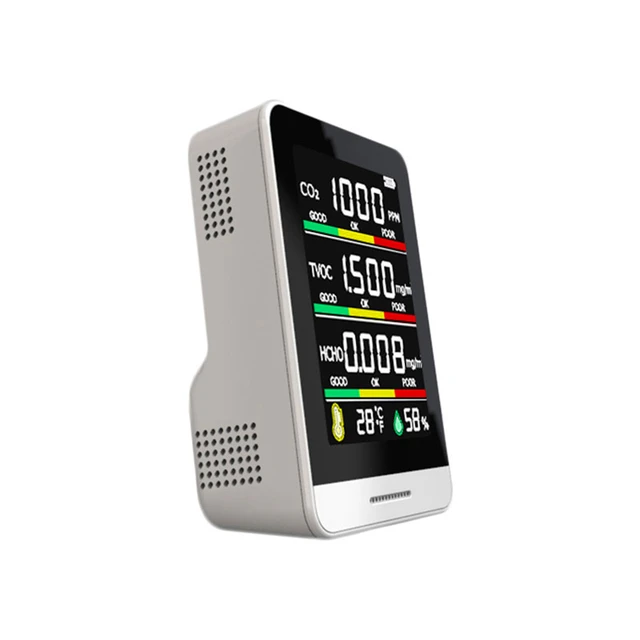 Koldioxiddetektor CO2-monitor CO2-mätare