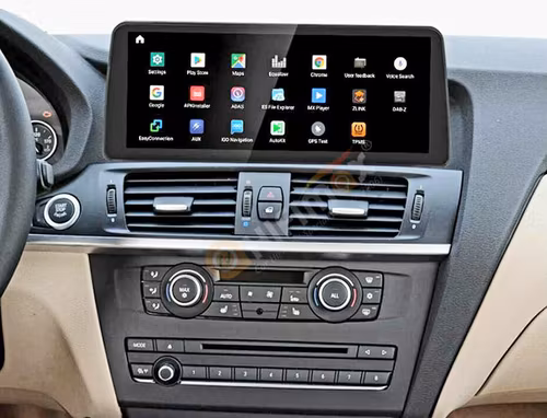 12.3" android 12 bilstereo BMW X3/X4 F25/F26 2014---2016 NBT system,gps  wifi carplay android auto blåtand rds Dsp RAM:4GB ROM: 64GB 4G LTE