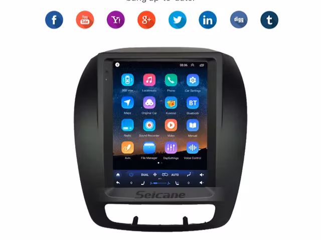 9.7" Android 12 Bilstereo kia Sorento ( 2013-- ĺ2014) gps wifi carplay android auto blåtand rds Dsp RAM:2GB,ROM: 32GB, 4G LTE