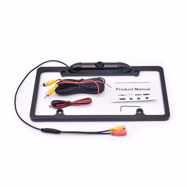 USA BIL nummerskylt backkamera