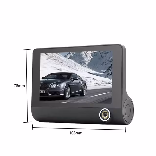 3 kameror  Dvr 4.3" Dash kamerasystem