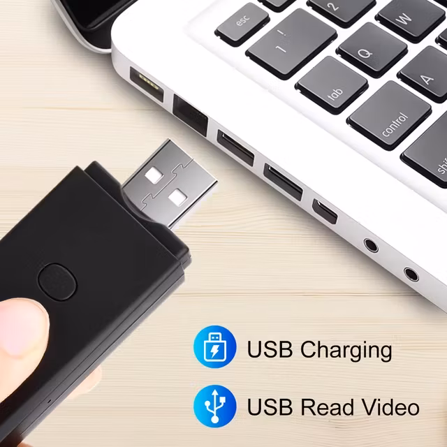 Usb minne med inbyggd dold kamera