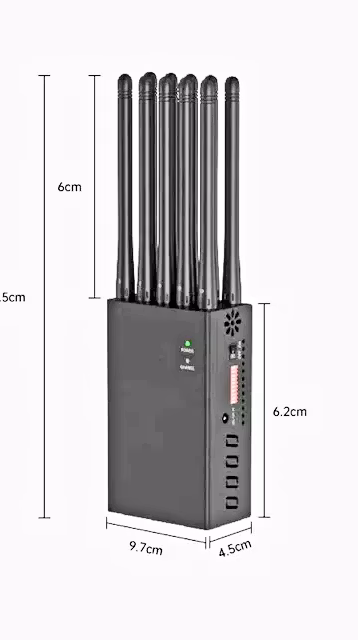 10 kanaler  GPS, GSM,  trådlös Kamera ,wifi,4G,5G signal jammer