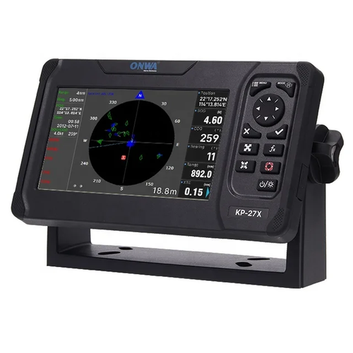 5" GPS-sjökortsplotter med inbyggd ekolod och klass B+ AIS-transponder