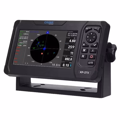 5" GPS-sjökortsplotter med inbyggd ekolod och klass B+ AIS-transponder