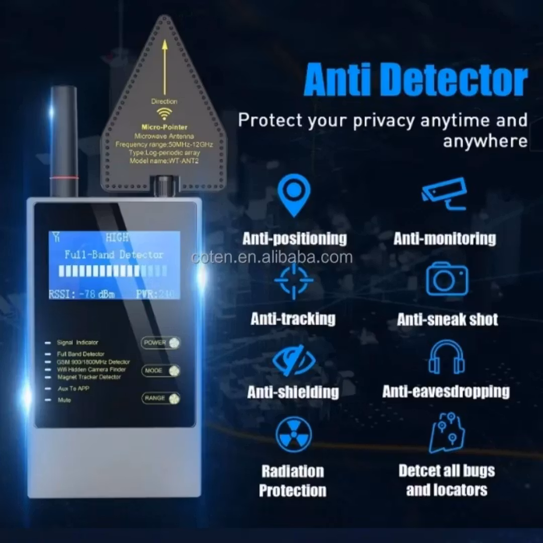 Bug ,wifi,gps, gsm Rf detektor