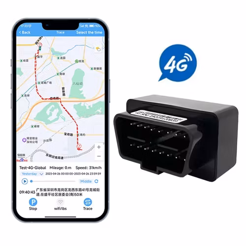 ODB2 med wifi, gps spårning  4G sim