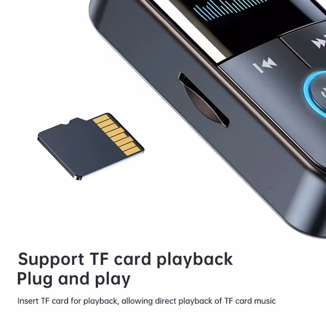 4i1 digital MP3 spelare med Bluetooth, aux in/out
