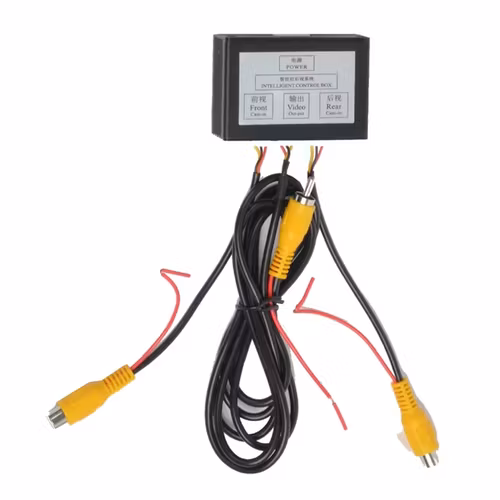 2 väg back & front kamera video växlarbox