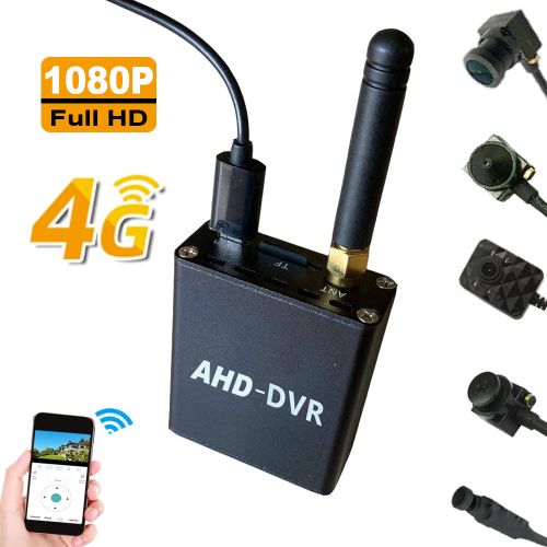 4G Sim trådlös DVR-övervakning Minikamerasystem