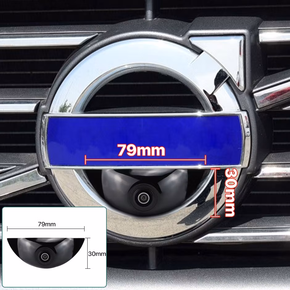 170° AHD 1080P vattentät  Front kamera (7,9*3cm) Volvo S40/S60/S90/V40/C30/XC60/XC90